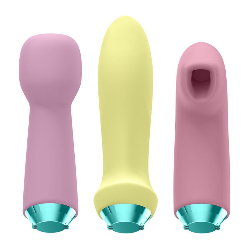 Satisfyer - fabulous four - vibrator kit - Product top view  | Flirtybay.com.au